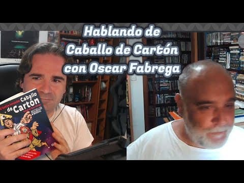 Clave 45 Hablando con David Santiso y Oscar Fabrega sobre el libro Caballo de Carton