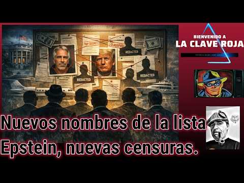 Nuevos nombres de la lista Epstein, nueva censura