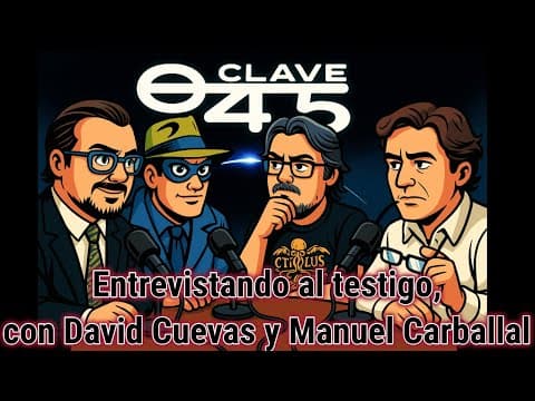 Clave 45 T10 Ep 347 Entrevistando al testigo, con David Cuevas y Manuel Carballal