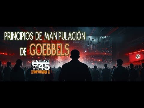Principios de manipulación de Goebbels