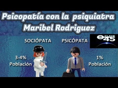 Psicopatía con la psiquiatra Maribel Rodríguez