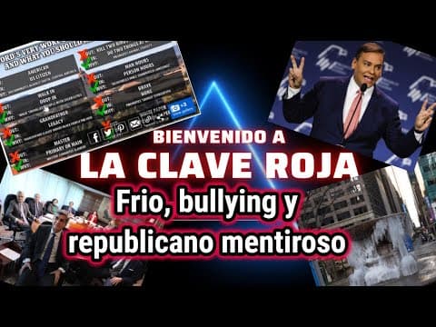 Frio, bullying y republicano mentiroso