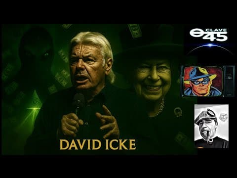 Clave 45 T10 Ep 357.David Icke el hombre que puso un reptiliano en tu internet.