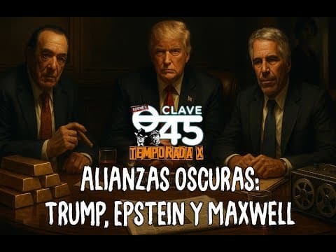Clave 45 T 10 Ep 340 Alianzas oscuras Trump, los Maxwell y Epstein