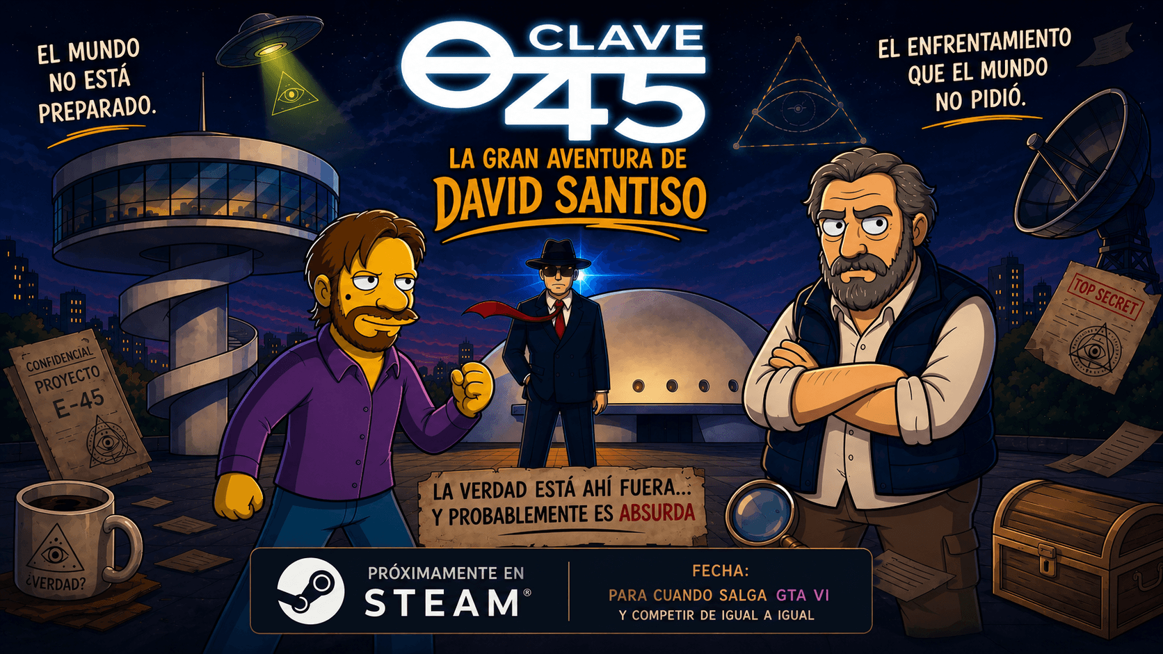 Trailer del juego de Clave 45 La Gran Aventura de David Santiso